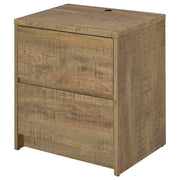 Westpark 2-drawer Nightstand LED Lights and USB Mango - 315902