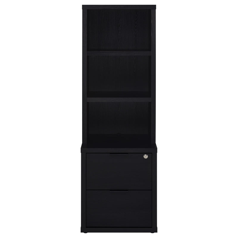Westpark 3-piece Queen Bedroom Set Bookcase Headboard Black - 315851Q-SET