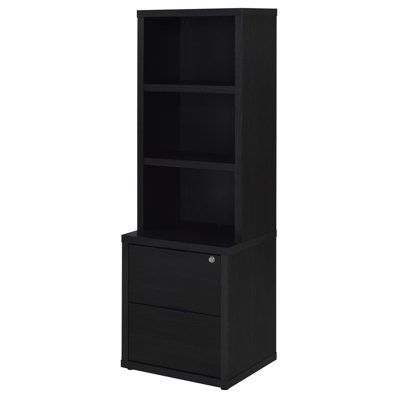 Westpark 3-piece Queen Bedroom Set Bookcase Headboard Black - 315851Q-SET
