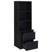 Westpark 3-piece Queen Bedroom Set Bookcase Headboard Black - 315851Q-SET