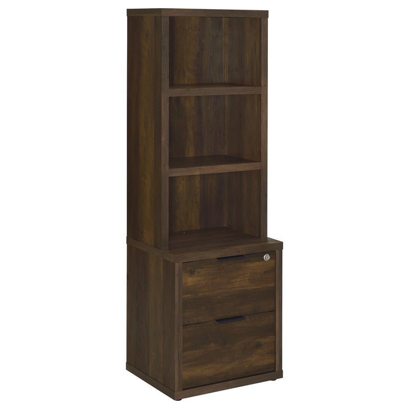 Westpark 3-piece Wall Unit Bookcase Set with USB Dark Pine - 802713-S3