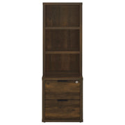 Westpark 3-piece Wall Unit Bookcase Set with USB Dark Pine - 802713-S3