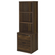 Westpark 3-piece Wall Unit Bookcase Set with USB Dark Pine - 802713-S3