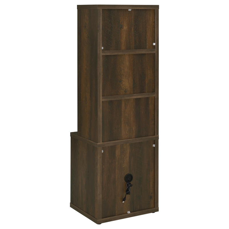 Westpark 3-piece Wall Unit Bookcase Set with USB Dark Pine - 802713-S3