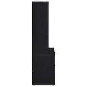 Westpark 3-shelf Bookcase USB and Lockable Drawer Black - 802703