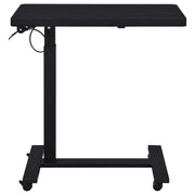 Westpark Pneumatic Adjustable C-Shape Side Table with Casters Black - 930300