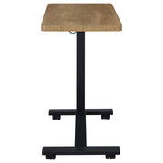 Westpark Pneumatic Adjustable C-Shape Side Table with Casters Mango - 930301