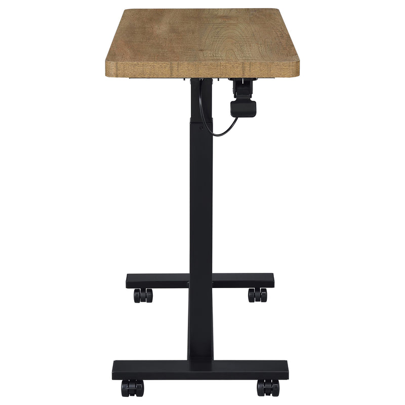 Westpark Pneumatic Adjustable C-Shape Side Table with Casters Mango - 930301