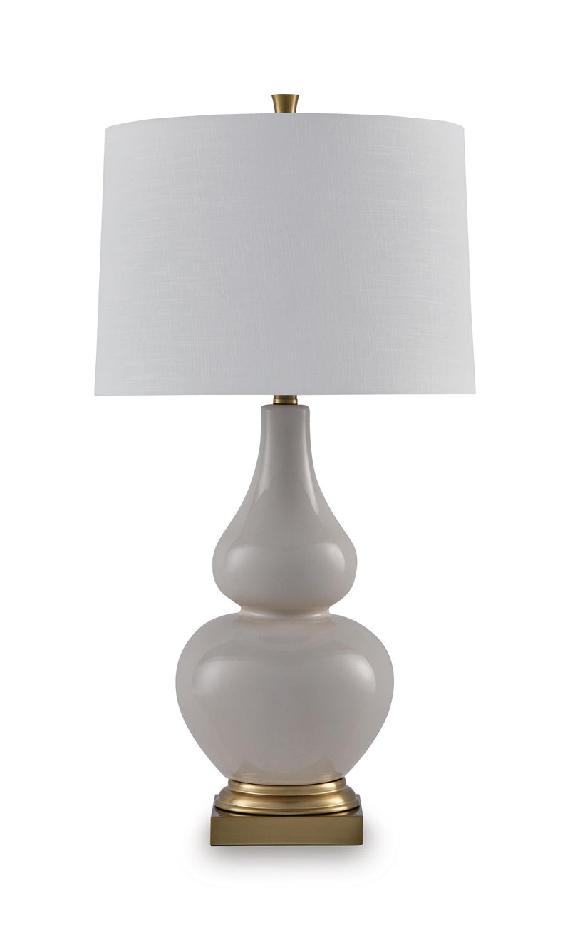 Weswick Cream/Gold Finish Table Lamp - L100934