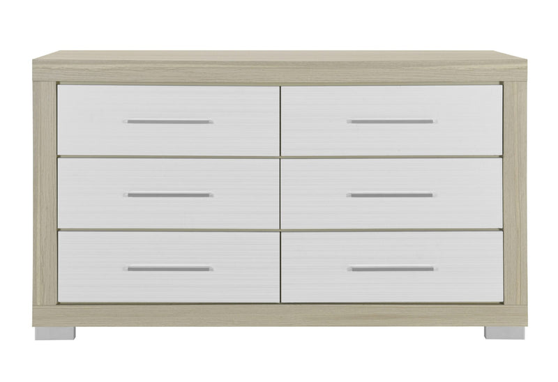 Emma Natural/White Dresser - EMMA-NATURAL/WHITE-DR