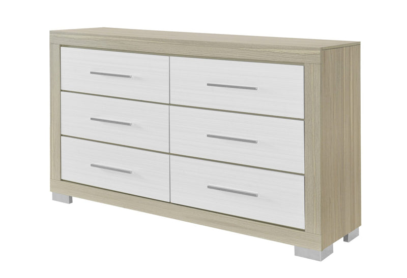 Emma Natural/White Dresser - EMMA-NATURAL/WHITE-DR