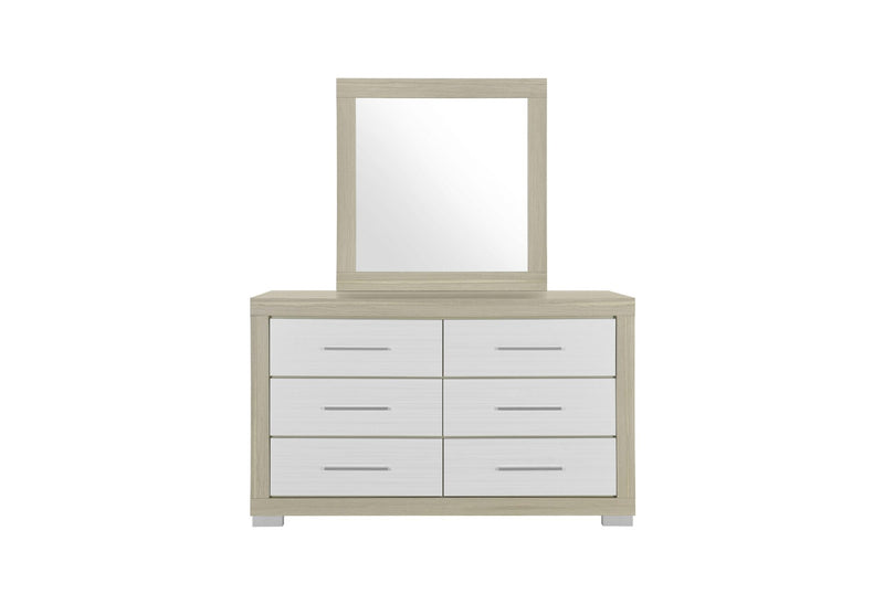 Emma Natural/White Dresser - EMMA-NATURAL/WHITE-DR