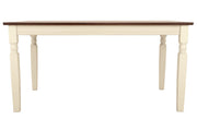 Whitesburg Brown/Cottage White Dining Table - Gate FurnitureDining Table
