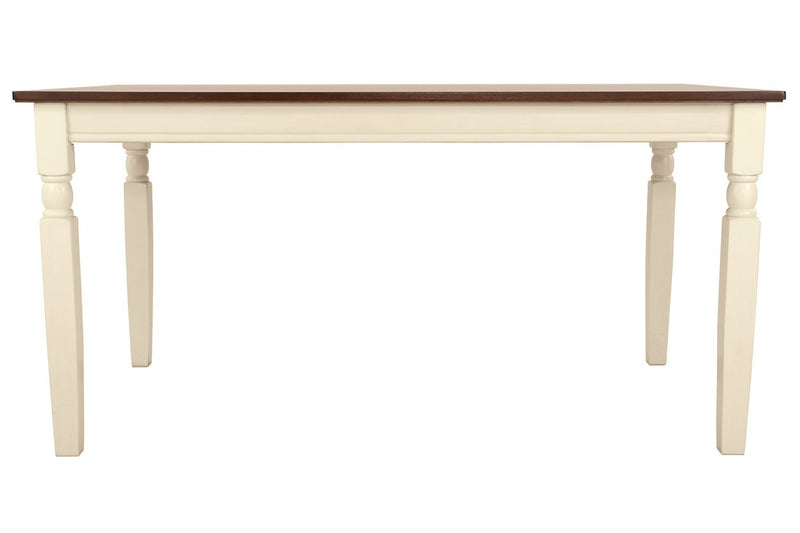 Whitesburg Brown/Cottage White Dining Table - Gate FurnitureDining Table
