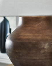 Whitham Antique Copper Finish Table Lamp - L207664