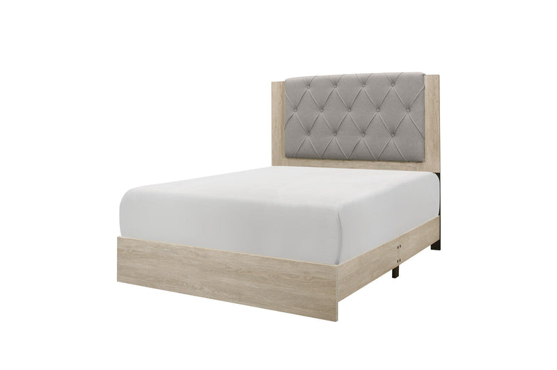 Whiting Natural Upholstered Panel Bedroom Set - Gate FurnitureBedroom Set