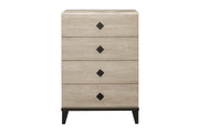 Whiting Natural Upholstered Panel Bedroom Set - Gate FurnitureBedroom Set