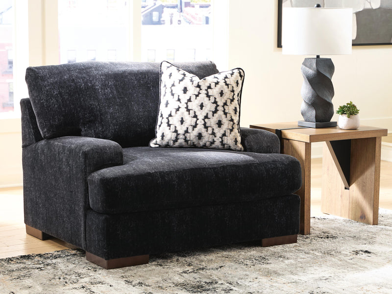 Whitmore Manor Black Pearl Oversized Chair - 8040423