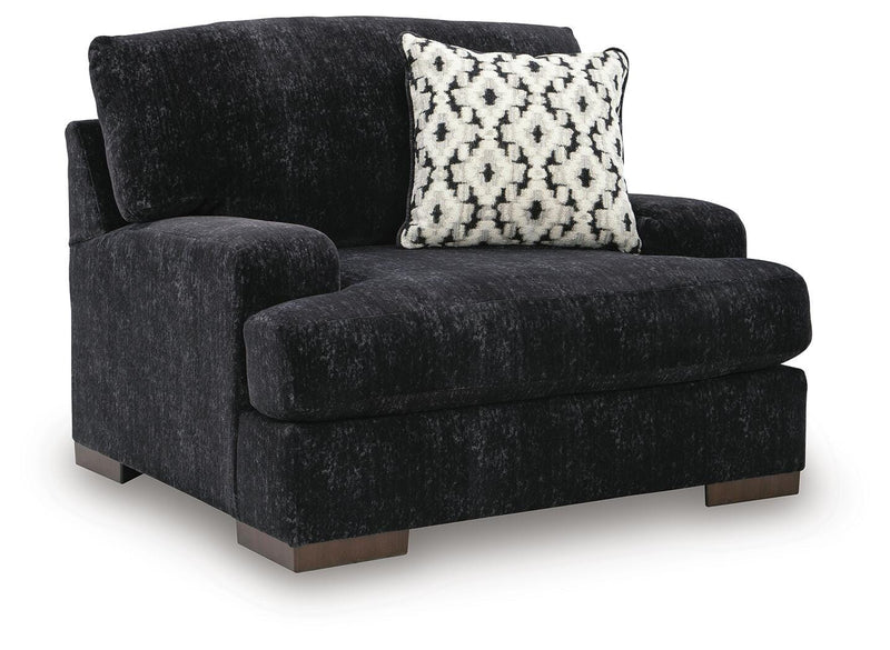 Whitmore Manor Black Pearl Oversized Chair - 8040423