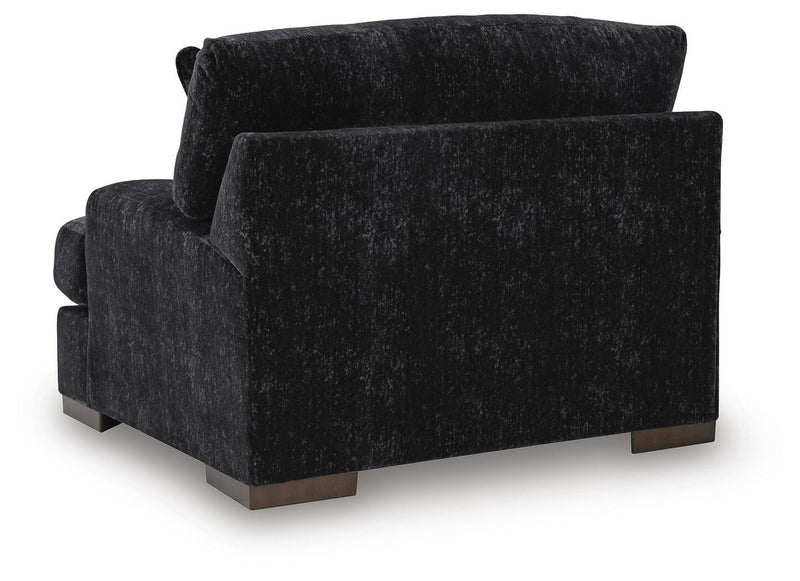 Whitmore Manor Black Pearl Oversized Chair - 8040423