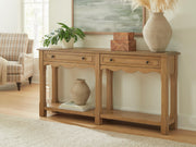 Whitmund Light Brown Console Sofa Table - A4000732
