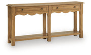 Whitmund Light Brown Console Sofa Table - A4000732