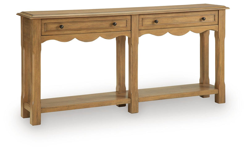 Whitmund Light Brown Console Sofa Table - A4000732