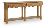 Whitmund Light Brown Console Sofa Table - A4000732