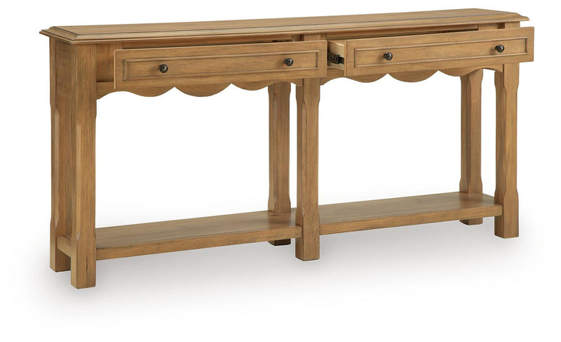 Whitmund Light Brown Console Sofa Table - A4000732