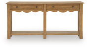 Whitmund Light Brown Console Sofa Table - A4000732
