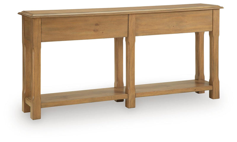 Whitmund Light Brown Console Sofa Table - A4000732