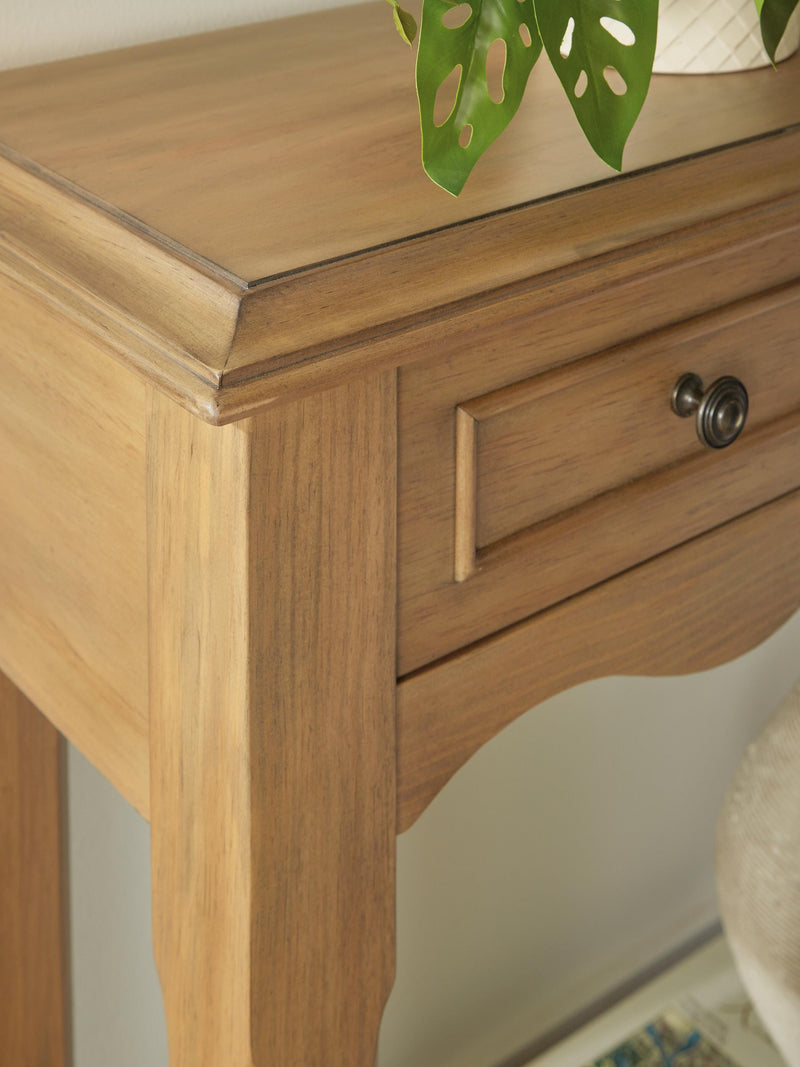 Whitmund Light Brown Console Sofa Table - A4000732