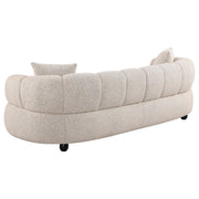 Whitney Contemporary Channel Tufted Woven Fabric Upholstered Sofa Set - 503721-S3