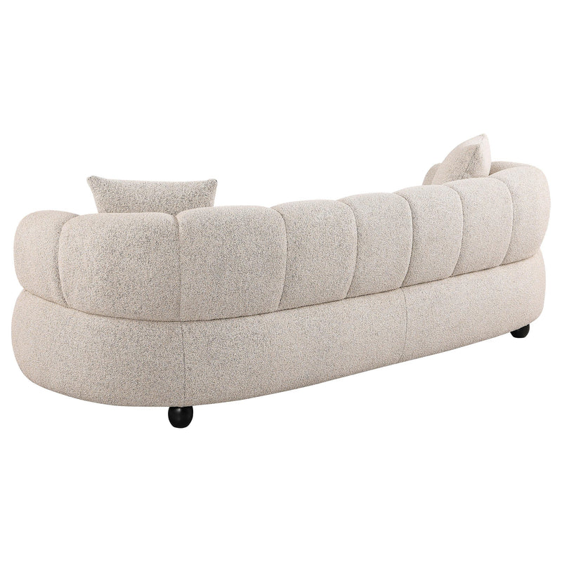 Whitney Contemporary Channel Tufted Woven Fabric Upholstered Sofa Set - 503721-S3