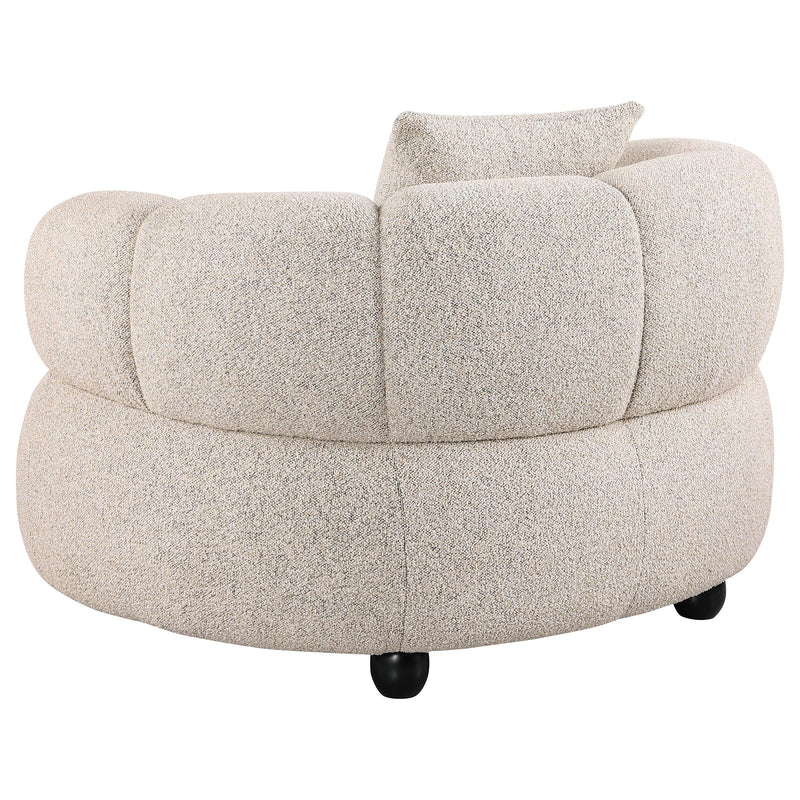 Whitney Contemporary Channel Tufted Woven Fabric Upholstered Sofa Set - 503721-S3