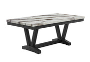 D1319 Black/White Dining Table - D1319DT-BLK/WHT