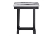 T1319 Blk/Wht End Table - T1319-BLK/WHT-ET
