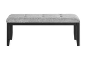 D1319 Blk/Wht Dining Table, 4 D1319 Lt Grey Dc & D1319 Lt Grey Bn - D1319DT BLK/WHT+ 4 D1319DC LT GREY+BN