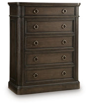Wickenger Dark Brown Chest of Drawers - PCB889-46