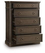 Wickenger Dark Brown Chest of Drawers - PCB889-46