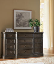 Wickenger Dark Brown Dresser - PCB889-31
