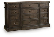 Wickenger Dark Brown Dresser - PCB889-31