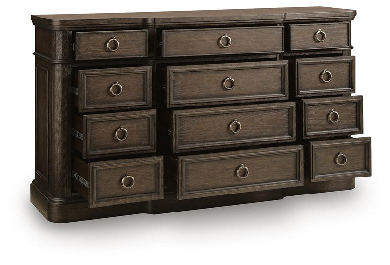 Wickenger Dark Brown Dresser - PCB889-31