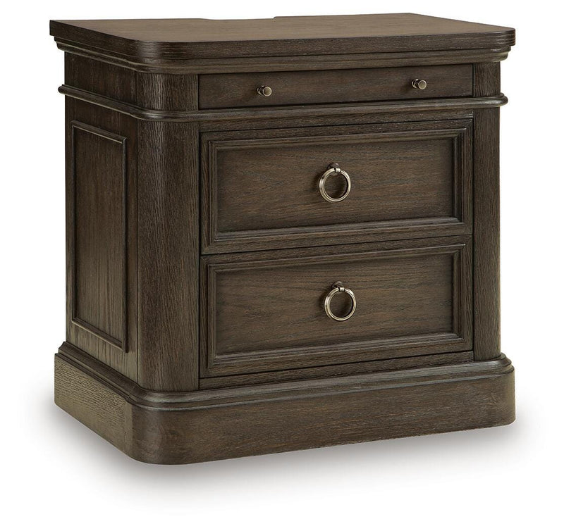 Wickenger Dark Brown Nightstand - PCB889-92