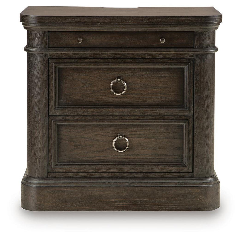 Wickenger Dark Brown Nightstand - PCB889-92
