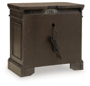 Wickenger Dark Brown Nightstand - PCB889-92