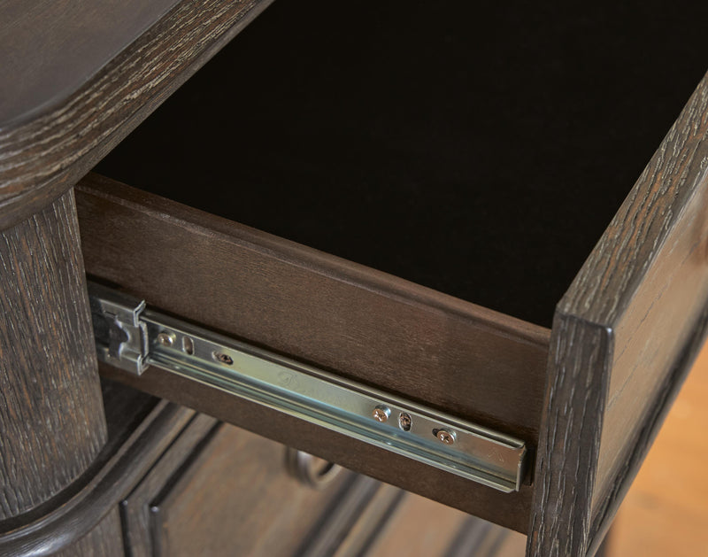 Wickenger Dark Brown Nightstand - PCB889-92