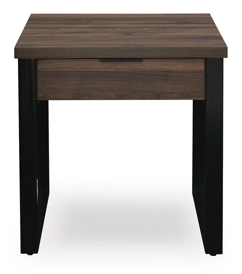 Wickman Falls Dark Brown End Table - T318-2