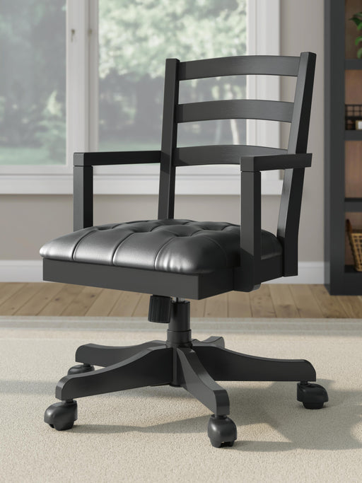 Wildenauer Black Home Office Desk Chair - H664-01A