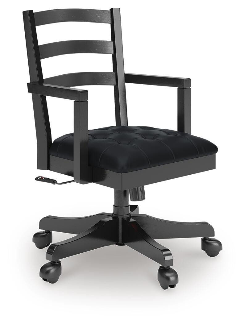 Wildenauer Black Home Office Desk Chair - H664-01A